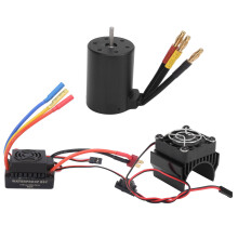 Controlador eletrônico de velocidade sem escovas com suporte para cartão de programação. Excelente aceleração, frenagem potente, linearidade do