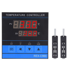 Programmierbarer Temperaturregler PID, Digitalanzeige, hohe Regelungsgenauigkeit, kompakte Bauweise, einfache Installation, mit Relaisausgang,