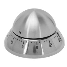 Cronometru de bucătărie manual cu cadran, din oțel inoxidabil, funcționare mecanică, durabil, rezistent la rugină, cu alarmă puternică,