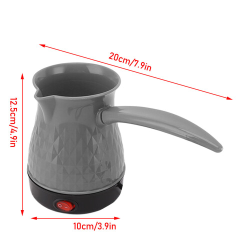 500ML Electric Coffee Pot, 12.5x10x20cm, 600W 1