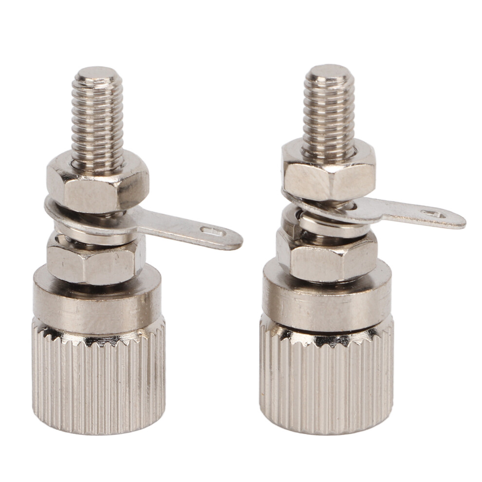 High Quality Alloy Abs Plastic Insulation Binding Post Connectors4mm Banana Plug Compatibility Insulated Binding Posts Color Coding Speaker Terminal 9049227849369