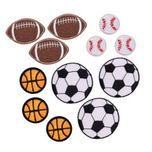 12 Pcs Football Iron On Patches Embroidered Patches Sew On Applique Repair Patches for Clothing Jeans Pants Backpack Hat