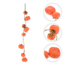 Realistic Fake Persimmon Decoration Orange Plastic Craftsmanship Indoor Adorn