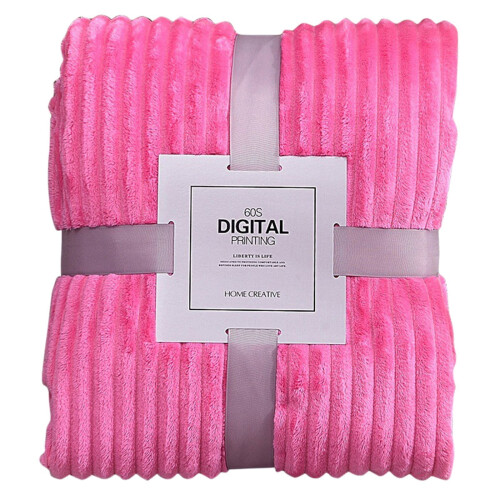 Hugging Blanket Is Suitable For Sofas Beds-blankets Soft And Plush Lightweight(39.4"59",Hot Pink)