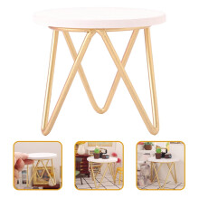 Mini Side Table Small Table with Base and for Home Decor, Living Room, Bedroom, 1 Piece