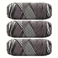 3 Pack 100g Knitting Wool Ball With Soft 8-strand Milk Cotton Crocheted Ball of Yarn Used For DIY Hat Scarves Hand Weaving