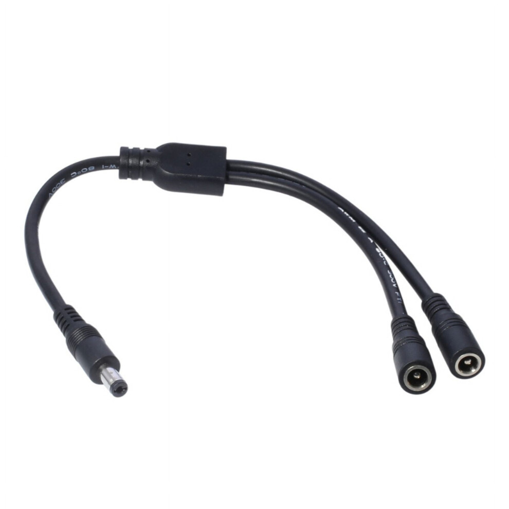 Dc Y Splitter Cable 1 Male To 2 Female 5.5Mmx2.1mm/5.5Mmx2.5mm Dc Power Extension Adapter Cable For Cctv Cameras Dvr 9485826639251