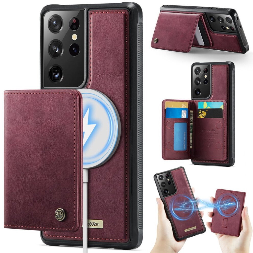 Rfid-Blocking Pu Leather Case For Samsung Galaxy S21 Ultra 9418476997990
