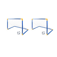 2pcs Outdoor Mini Soccer Goal Portable Sports Football Gate Small Soccer Door Folding Football Goal