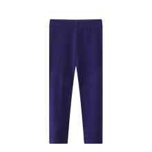 Kid Girls Candy Color Leggings Solid Color Leggings Casual Yoga Pants Tights Trousers Navy 7-8 Years