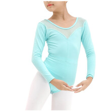 Long Sleeve Black Leotard for Girls Gymnastics Leotards Toddler Dance Ballet Bodysuit Mint Green 14-15 Years