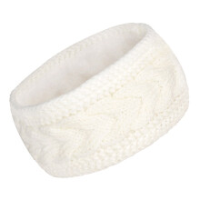 Gestricktes Stirnband mit Ohrenwärmer, gefüttertes Haarband, Thermokopftuch für Damen und Mädchen, Outdoor-Sport, Haaraccessoires für kaltes