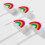 Rainbow-Shaped Wax Candles Pack of 5 4