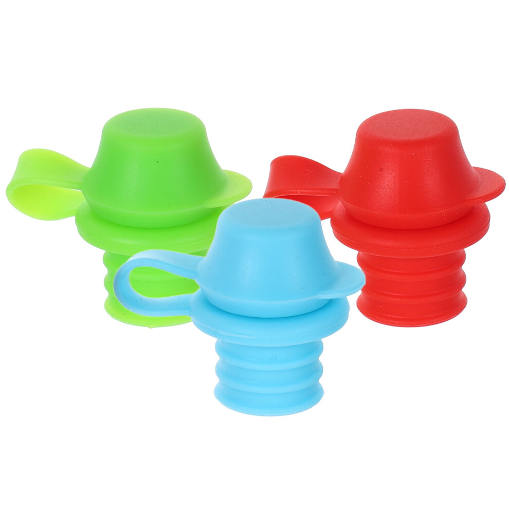 Water Bottle Spout Adapter Green 3Pcs 1.65X0.90X0.90In