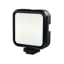 Jumpflash L49R LED Video Light Dimmable On Camera Fill Light with Built-in Rechargeable Battery Shoe Mount for Photography Video
