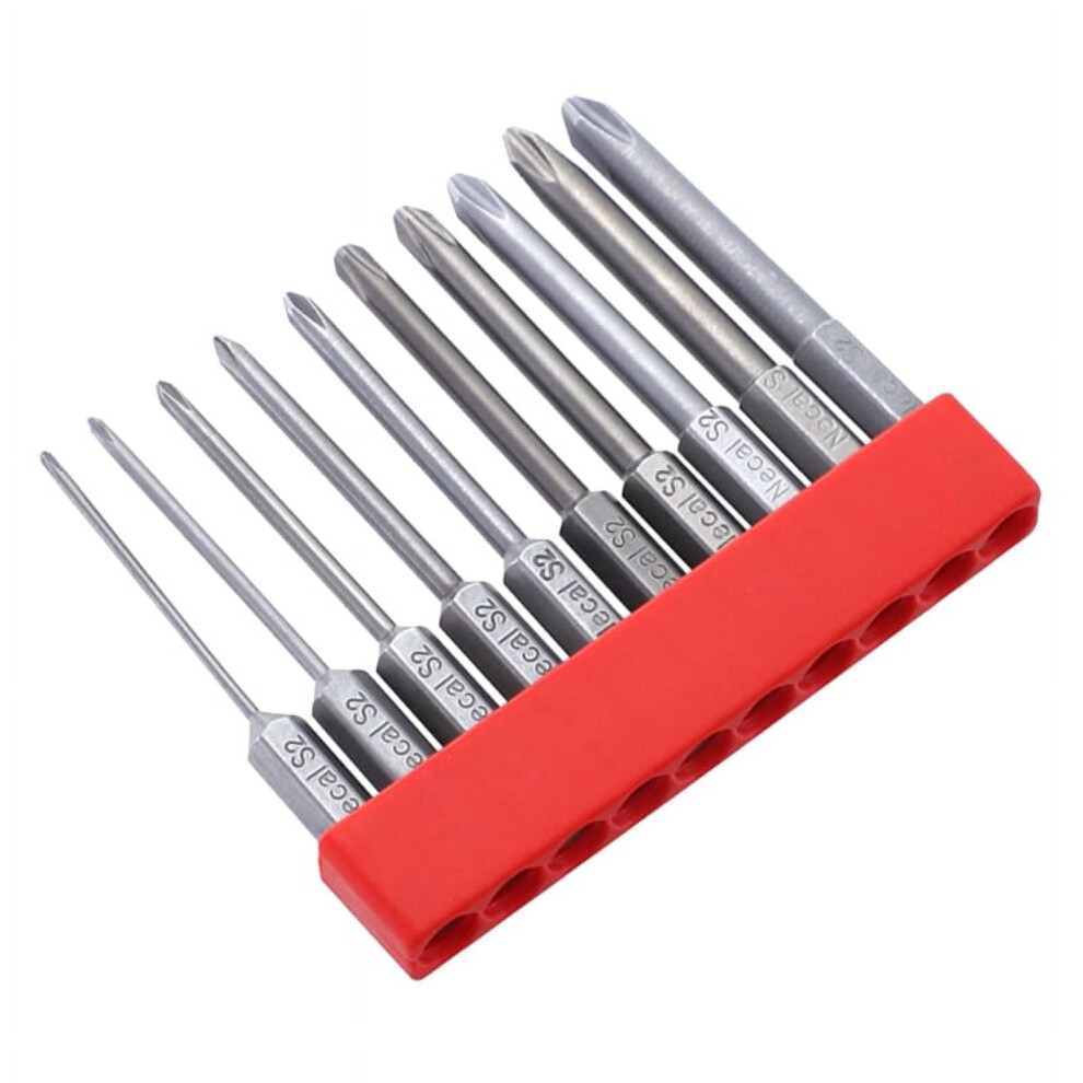 10Pcs 65Mm Screwdriver Bit Set Magnetic 1/4Inch Hex Shank Electric Cross Screw Driver Bits Drill Bit Batch Head 9418476698040