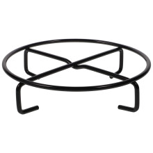 Pretyzoom 1Set Camping Stove Rack Heat Insulation Metal Black for Outdoor Cooking