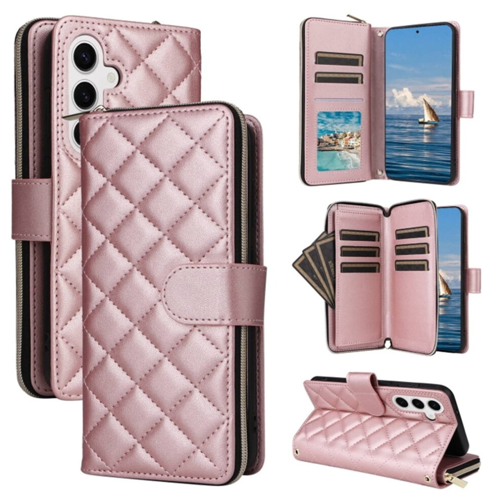 Magnetic Flip Wallet Case For Samsung Galaxy S24 5G Rose 9130661416429