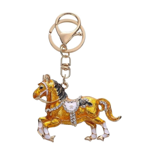 Funklende Hest Nøglering Legering Pony Charm2026 1