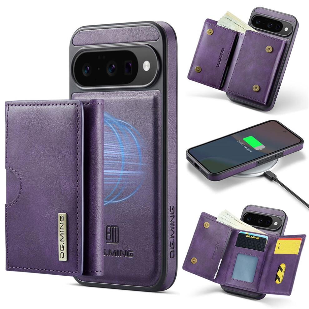 Dg.ming Wallet Case For Google Pixel 10/10 Pro 6.3" Purple 9130661417532