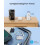 Power Strip with 360 Rotating Plug, 10FT Cord, 4 7
