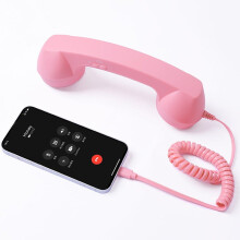 Telephone Handset for Type-C Cellphone Pink