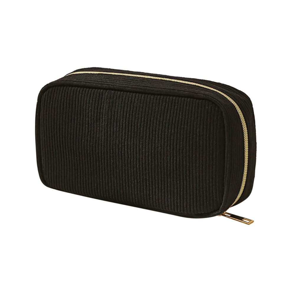 Large Corduroy Pencil Case High Capacity Pen Pouch Pencil Organizer Storage Bag Travel Cosmetic Bag for office