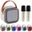 Kids Mini Karaoke Machine Portable Bluetooth Speaker + Dual Wireless Microphone 1