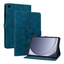 Hoesje van PU-leer voor Samsung Galaxy Tab A9 8,7 inch met stylus.