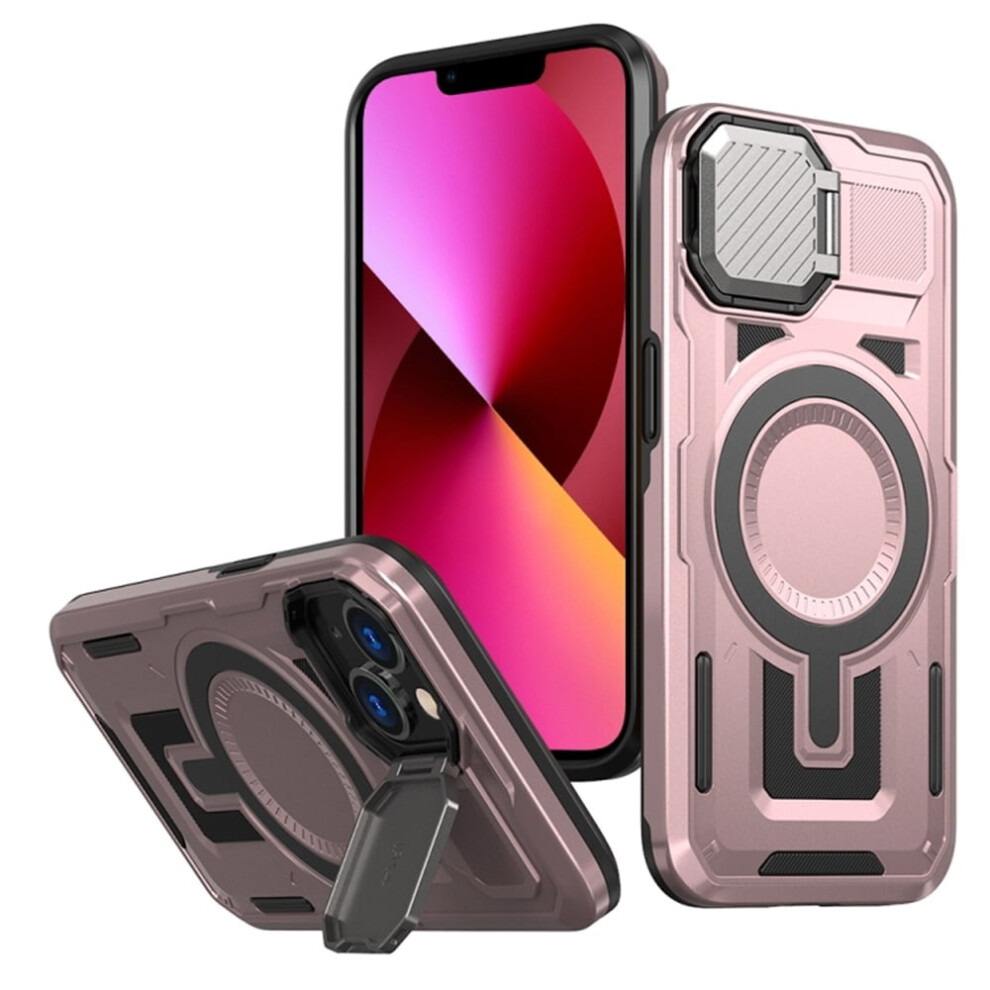 Magsafe Case For Iphone 13 6.1 Inch Rose Rugged Gold 9165521154456