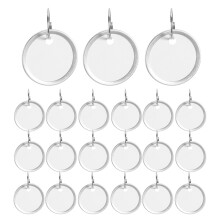100pcs Blank Coded Keychain White Tags Round Key Tags for General Users