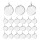 100pcs Blank Coded Keychain White Tags Round Key Tags for General Users 1