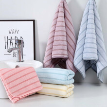 Velvet Towel for Face Washing Highly Absorbent Non-Shedding Striped Cloth Soft Gentle On Skin for Daily Skincare Routine and Spa Day At Home Topliu