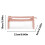 Double-Layer Transparent Pencil Case - Triangular Compartment Stationery Bag, Large Capacity, Pink 3