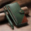Συμβατό με iPhone13Wallet για γυναίκες και άνδρες – Μαγνητική θήκη από δέρμα Patchwork PU με 8