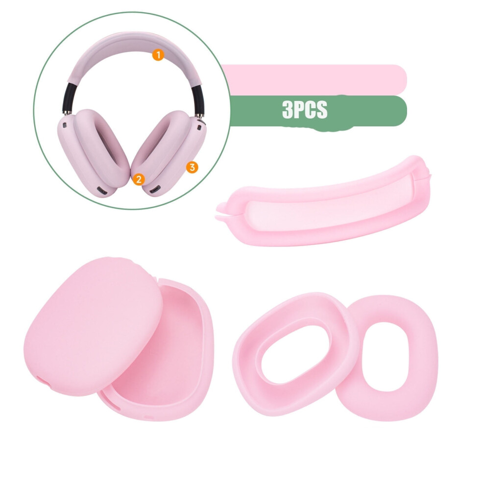 Silicone Case Cover For Compatible With Airpods Max (Usb-C/Lightning) Â Ear Pad, Headband & Ear Cup Protector 9130661934923