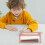 Double-Layer Transparent Pencil Case - Triangular Compartment Stationery Bag, Large Capacity, Pink 5