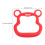 Indoor Gymnastics Set for Pull-, Portable Red Exercise Equipment for 2