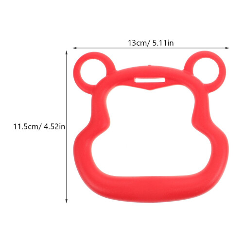 Indoor Gymnastics Set for Pull-, Portable Red Exercise Equipment for 1