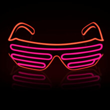 led light up glasses party,led glasses for adults party, Luminous Glasses For Parties, EL Glasses Costumes for Party