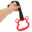 Indoor Gymnastics Set for Pull-, Portable Red Exercise Equipment for 3