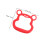 Indoor Gymnastics Set for Pull-, Portable Red Exercise Equipment for 4