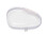 Hard Shell Makeup Case with Zipper for Women, White 1
