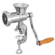Stainless Steel Manual Meat Grinder – Heavy Duty Hand Crank for Burgers, Beef, Veggies – Compatible with DIY Kitchen Use
