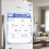 Magnetisk kylskåpskalender 2026 12 månader 1