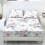 Twin XL Sheet Set Polyester-Spandex 3 pcs Pink Lilac Rose 1