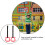 Indoor Gymnastics Set for Pull-, Portable Red Exercise Equipment for 7