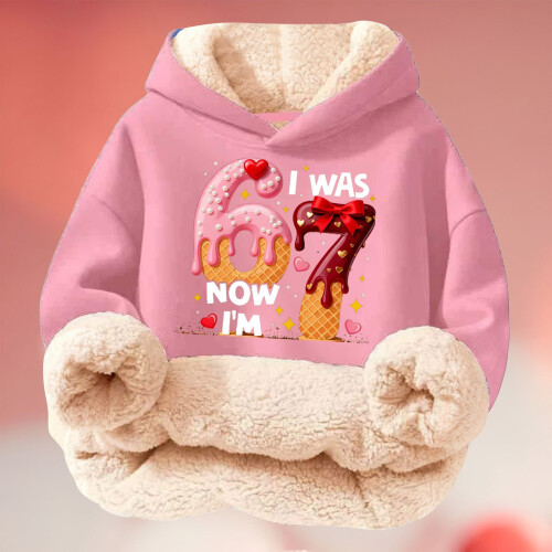 Sweat à capuche enfant multicolore à imprimé glace 1