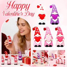 Valentine's Day Mini Gnome Figurines Set of 5