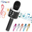 Micro karaoké Bluetooth sans fil noir 5 en 1 1